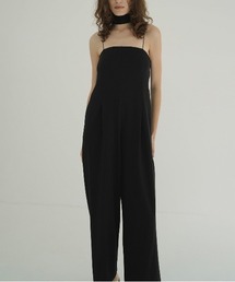 CLANE(Nl)STRAP JERSEY BARE JUMPSUITS(Ȃ/I[C)