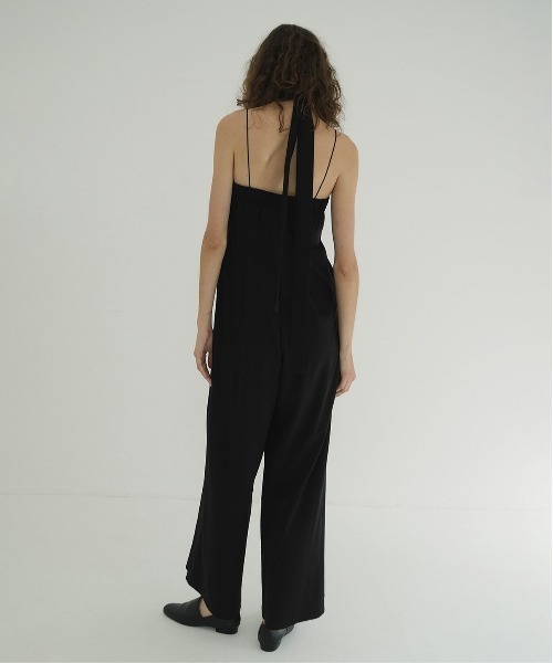 CLANE（クラネ）の「STRAP JERSEY BARE JUMPSUITS（つなぎ/オールインワン・レディース・ブラウン/ブラック/アイボリー・1/0/2）」の7枚目の写真