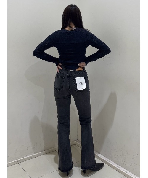 シリーズ累計24万本販売】MVS BLACK FLARE（デニムパンツ）｜MOUSSY