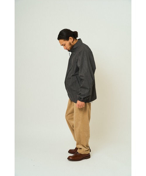 BIG MIKE(ビッグマイク)の「BIG MIKE ビッグマイク/ コットンナイロン トラックジャケット メッシュ裏地 リラックスフィット //// 102546580(ナイロンジャケット・メンズ・ブラック/ネイビー/グリーン/チャコール・MEDIUM/LARGE/X-LARGE)」の16枚目の写真