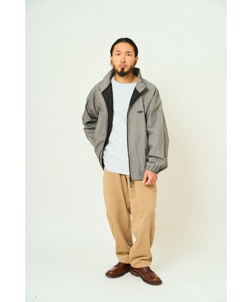 BIG MIKE(ビッグマイク)の「BIG MIKE ビッグマイク/ コットンナイロン トラックジャケット メッシュ裏地 リラックスフィット //// 102546580(ナイロンジャケット・メンズ・ブラック/ネイビー/グリーン/チャコール・MEDIUM/LARGE/X-LARGE)」の14枚目の写真