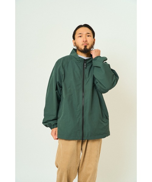 BIG MIKE(ビッグマイク)の「BIG MIKE ビッグマイク/ コットンナイロン トラックジャケット メッシュ裏地 リラックスフィット //// 102546580(ナイロンジャケット・メンズ・ブラック/ネイビー/グリーン/チャコール・MEDIUM/LARGE/X-LARGE)」の10枚目の写真