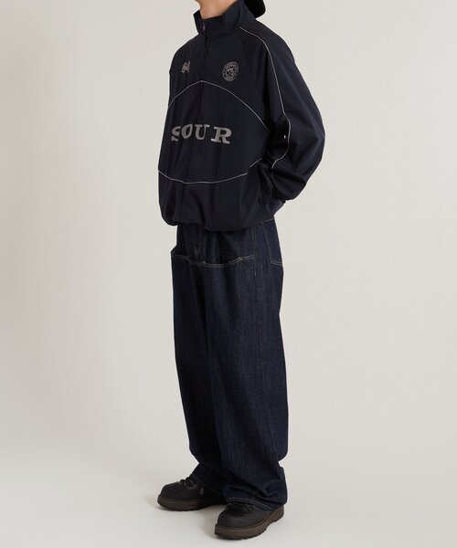 WHO'S WHO gallery（フーズフーギャラリー）の「Soucreamナイロンジップブルゾン（ブルゾン・メンズ・ネイビー/ライトグレー・FREE）」の9枚目の写真