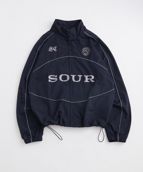 WHO'S WHO gallery（フーズフーギャラリー）の「Soucreamナイロンジップブルゾン（ブルゾン・メンズ・ネイビー/ライトグレー・FREE）」の3枚目の写真