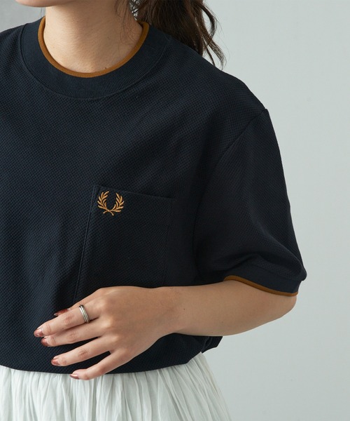 FRED PERRY】POCKET DETAIL PIQUE T-SHIRT M2395（Tシャツ/カットソー
