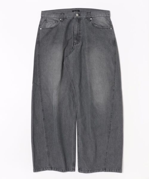 ８(eight)（エイト）の「スラブデニムカーブパンツ（デニムパンツ・メンズ・ブルー/グレー/ブラック系その他/ブラウン・MEDIUM/SMALL/X-LARGE/LARGE）」の3枚目の写真