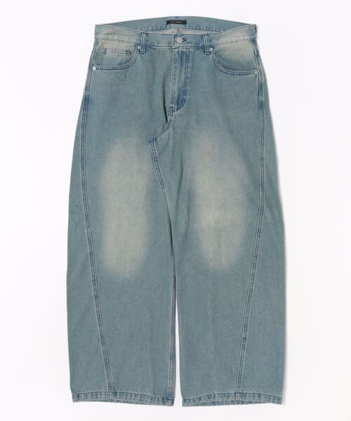 ８(eight)（エイト）の「スラブデニムカーブパンツ（デニムパンツ・メンズ・ブルー/グレー/ブラック系その他/ブラウン・MEDIUM/SMALL/X-LARGE/LARGE）」の4枚目の写真