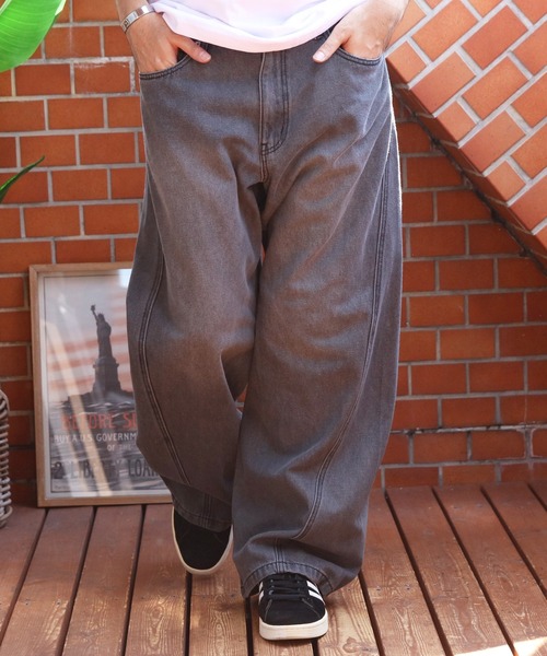 ８(eight)（エイト）の「スラブデニムカーブパンツ（デニムパンツ・メンズ・ブルー/グレー/ブラック系その他/ブラウン・MEDIUM/SMALL/X-LARGE/LARGE）」の16枚目の写真