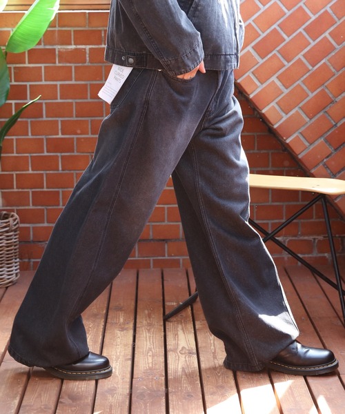 ８(eight)（エイト）の「スラブデニムカーブパンツ（デニムパンツ・メンズ・ブルー/グレー/ブラック系その他/ブラウン・MEDIUM/SMALL/X-LARGE/LARGE）」の7枚目の写真