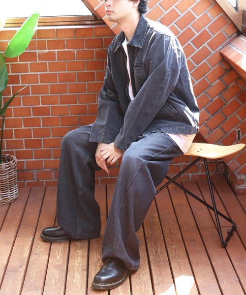 ８(eight)（エイト）の「スラブデニムカーブパンツ（デニムパンツ・メンズ・ブルー/グレー/ブラック系その他/ブラウン・MEDIUM/SMALL/X-LARGE/LARGE）」の12枚目の写真