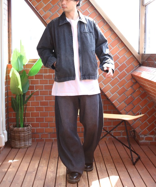 ８(eight)（エイト）の「スラブデニムカーブパンツ（デニムパンツ・メンズ・ブルー/グレー/ブラック系その他/ブラウン・MEDIUM/SMALL/X-LARGE/LARGE）」の15枚目の写真