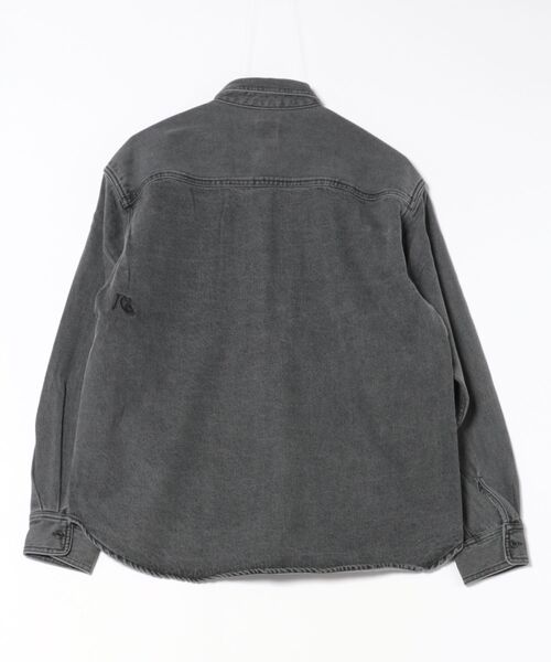 Quiksilver（クイックシルバー）の「QUIKSILVER/クイックシルバー 長袖シャツ デニムシャツ セットアップ対応 DENIM WASH SHIRT QSH254003（シャツ/ブラウス・メンズ・グレー/ブラック・M/L）」の3枚目の写真