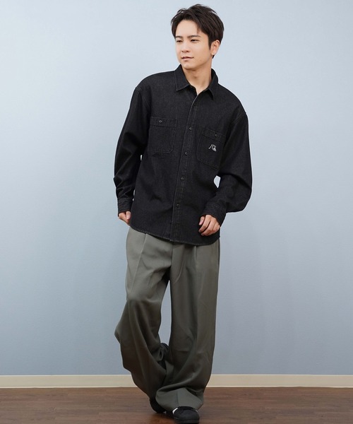 セール】QUIKSILVER/クイックシルバー 長袖シャツ デニムシャツ