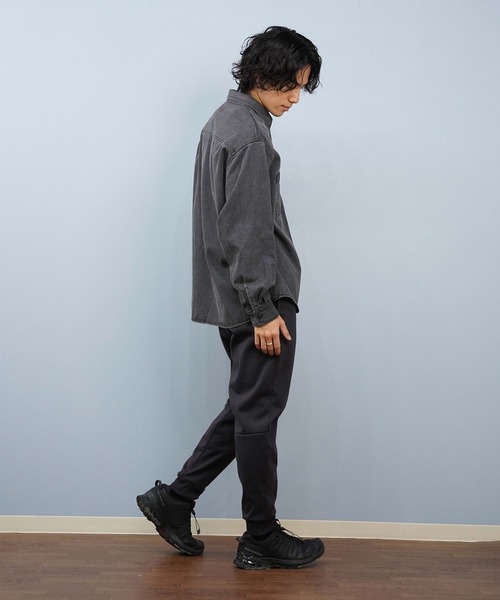 Quiksilver（クイックシルバー）の「QUIKSILVER/クイックシルバー 長袖シャツ デニムシャツ セットアップ対応 DENIM WASH SHIRT QSH254003（シャツ/ブラウス・メンズ・グレー/ブラック・M/L）」の14枚目の写真