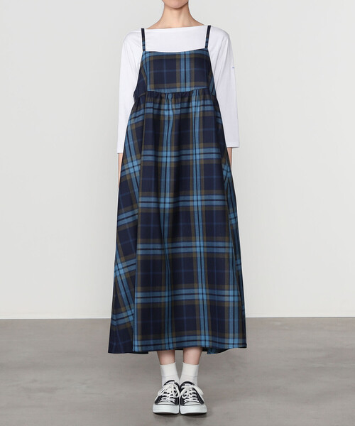 O'NEIL of DUBLIN（オニールオブダブリン）の「O'NEIL OF DUBLIN | ウーステッドウール キャミソールワンピース WOMEN（ワンピース・レディース・ブルー系その他6/グレー系その他/グリーン系その他/グリーン系その他2・8）」の10枚目の写真