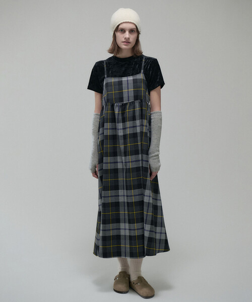 O'NEIL of DUBLIN（オニールオブダブリン）の「O'NEIL OF DUBLIN | ウーステッドウール キャミソールワンピース WOMEN（ワンピース・レディース・ブルー系その他6/グレー系その他/グリーン系その他/グリーン系その他2・8）」の15枚目の写真