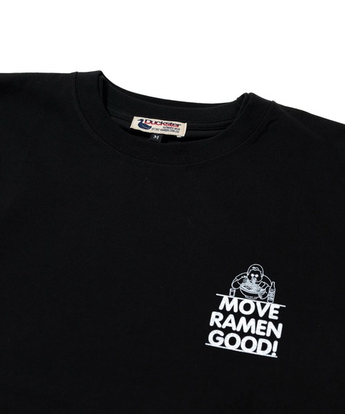 go slow caravan（ゴースローキャラバン）の「Duckster/ダックスター　ダブルレイヤード S/S × L/S TEEセット（Tシャツ/カットソー・メンズ・ブラック/ホワイト・LARGE/X-LARGE/MEDIUM）」の3枚目の写真