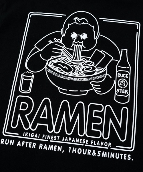 go slow caravan（ゴースローキャラバン）の「Duckster/ダックスター　ダブルレイヤード S/S × L/S TEEセット（Tシャツ/カットソー・メンズ・ブラック/ホワイト・LARGE/X-LARGE/MEDIUM）」の15枚目の写真