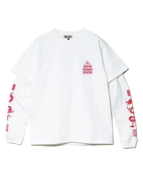 go slow caravan（ゴースローキャラバン）の「Duckster/ダックスター　ダブルレイヤード S/S × L/S TEEセット（Tシャツ/カットソー・メンズ・ブラック/ホワイト・LARGE/X-LARGE/MEDIUM）」の19枚目の写真