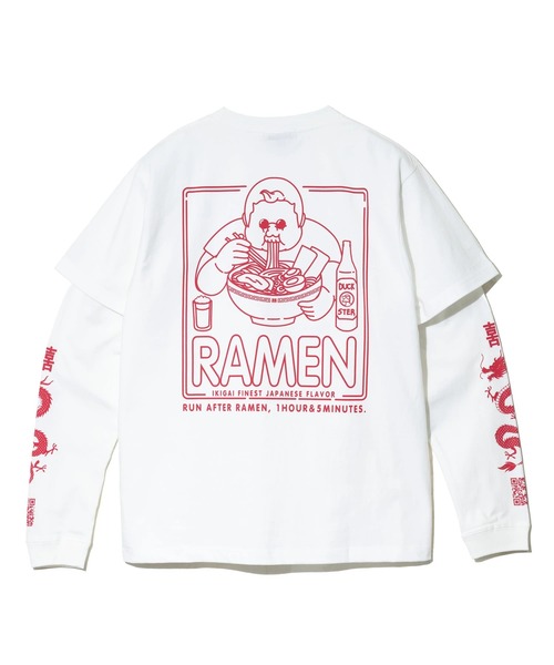 go slow caravan（ゴースローキャラバン）の「Duckster/ダックスター　ダブルレイヤード S/S × L/S TEEセット（Tシャツ/カットソー・メンズ・ブラック/ホワイト・LARGE/X-LARGE/MEDIUM）」の20枚目の写真