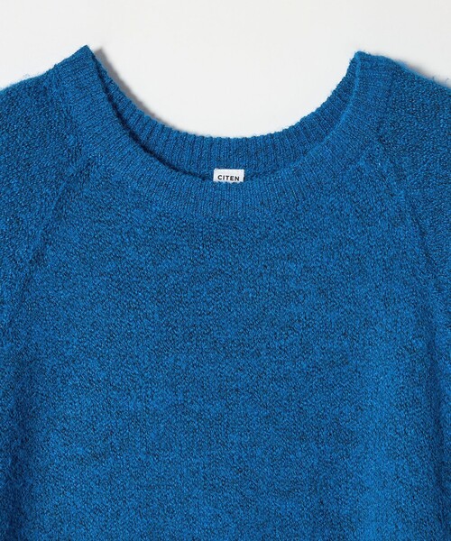 CITEN（シテン）の「＜CITEN＞リブ切り替えニットワンピース（ワンピース・レディース・ダークグレー/モカ/コバルトブルー・FREE）」の17枚目の写真