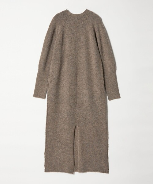 CITEN（シテン）の「＜CITEN＞リブ切り替えニットワンピース（ワンピース・レディース・ダークグレー/モカ/コバルトブルー・FREE）」の6枚目の写真