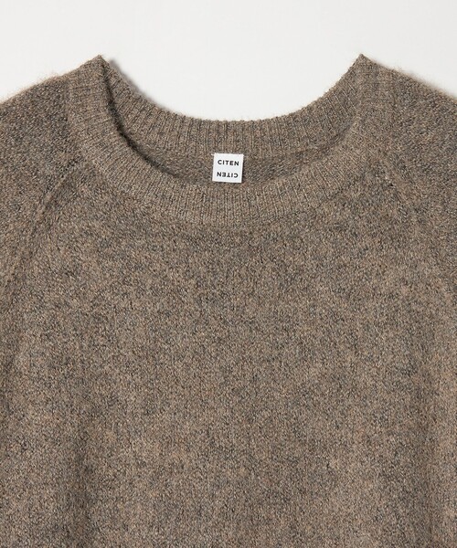 CITEN（シテン）の「＜CITEN＞リブ切り替えニットワンピース（ワンピース・レディース・ダークグレー/モカ/コバルトブルー・FREE）」の5枚目の写真