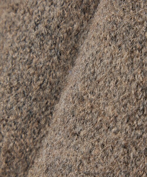 CITEN（シテン）の「＜CITEN＞リブ切り替えニットワンピース（ワンピース・レディース・ダークグレー/モカ/コバルトブルー・FREE）」の4枚目の写真