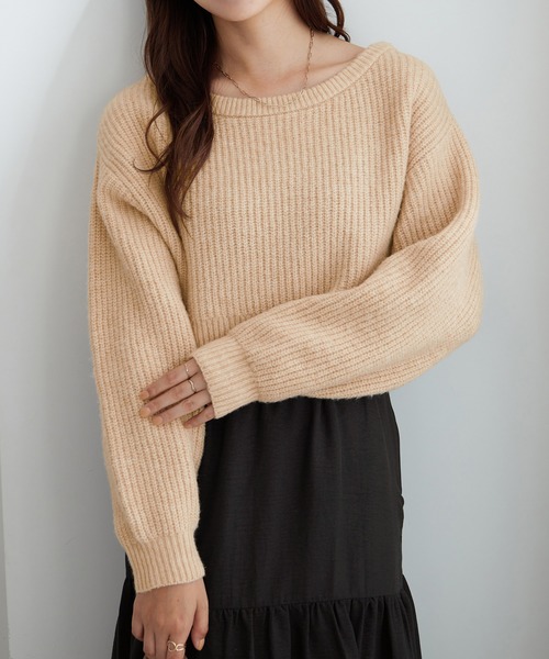 ２点セット　ニットトップス＋キャミワンピ