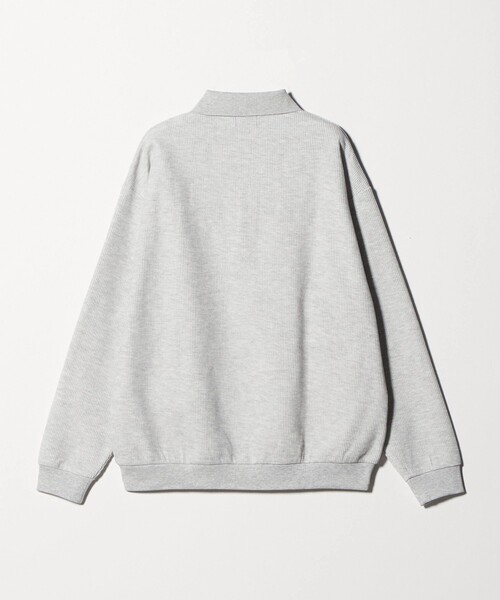 green label relaxing（グリーンレーベルリラクシング）の「ワッフル 長袖 ポロシャツ カットソー（Tシャツ/カットソー・メンズ・ライトグレー/ターコイズブルー系/ダークグレー・M/XL/S/L）」の19枚目の写真