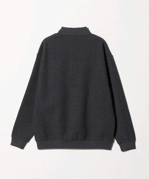 lwood メタルウッド 長袖 ポロシャツ ワッフル生地 黒 lwood メタル