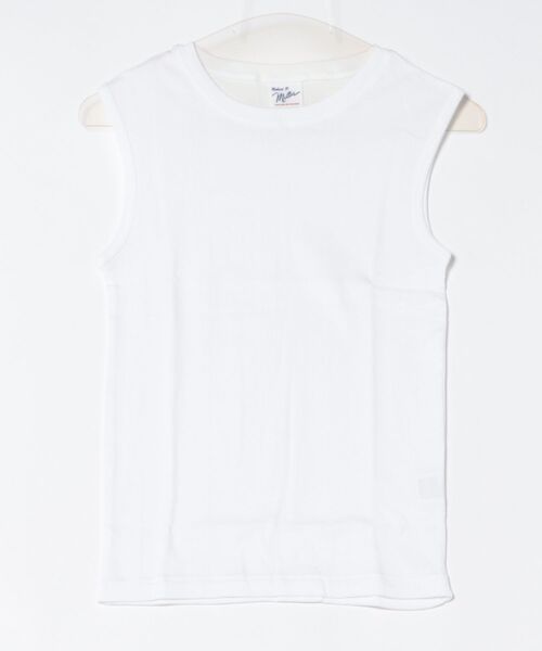 MILLER（ミラー）の「【Robert P. Miller】ロバート・ピー・ミラー パネルリブ コットン タンクトップ 848C（タンクトップ・レディース・ブラック×ホワイト/ミント/ブルー系その他/ブラック/グレー系その他/イエロー系その他/スモークピンク/ホワイト・FREE）」の2枚目の写真