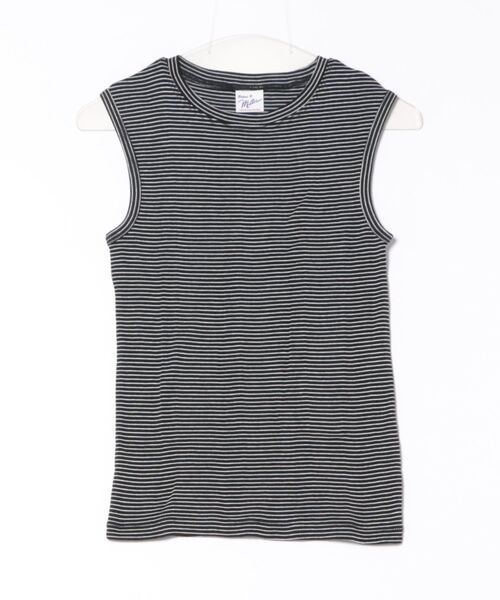 MILLER（ミラー）の「【Robert P. Miller】ロバート・ピー・ミラー パネルリブ コットン タンクトップ 848C（タンクトップ・レディース・ブラック×ホワイト/ミント/ブルー系その他/ブラック/グレー系その他/イエロー系その他/スモークピンク/ホワイト・FREE）」の11枚目の写真