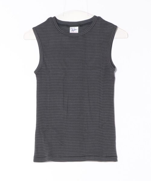 MILLER（ミラー）の「【Robert P. Miller】ロバート・ピー・ミラー パネルリブ コットン タンクトップ 848C（タンクトップ・レディース・ブラック×ホワイト/ミント/ブルー系その他/ブラック/グレー系その他/イエロー系その他/スモークピンク/ホワイト・FREE）」の16枚目の写真