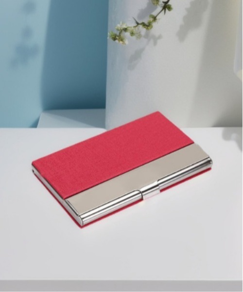 Fun & Daily（ファンアンドデイリー）の「F&D : カラーデザイン名刺入れ（名刺入れ・メンズ・ネイビー/レッド/ブラック・FREE）」の9枚目の写真