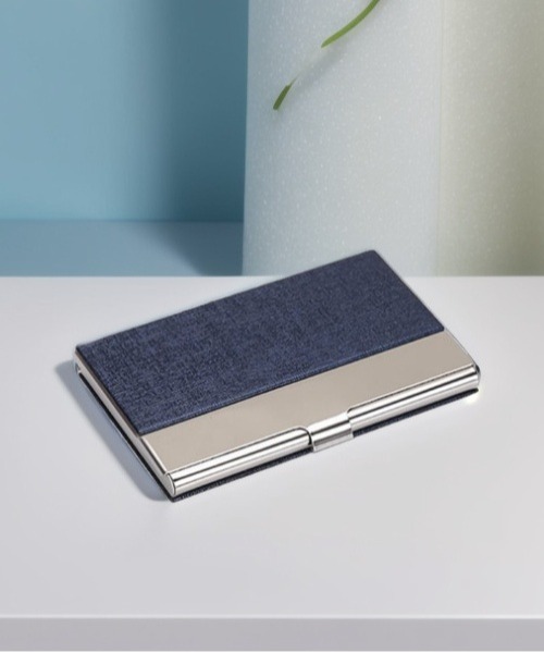 Fun & Daily（ファンアンドデイリー）の「F&D : カラーデザイン名刺入れ（名刺入れ・メンズ・ネイビー/レッド/ブラック・FREE）」の10枚目の写真