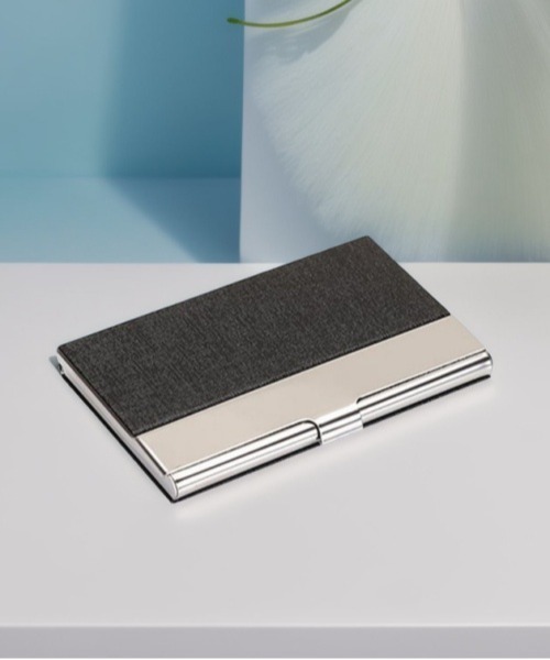 Fun & Daily（ファンアンドデイリー）の「F&D : カラーデザイン名刺入れ（名刺入れ・メンズ・ネイビー/レッド/ブラック・FREE）」の11枚目の写真