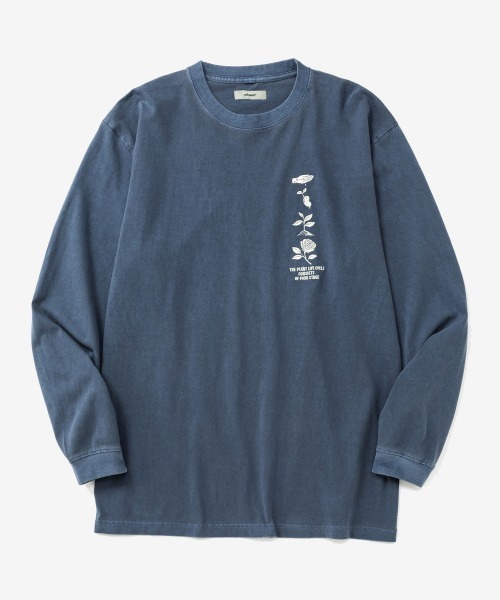 rehacer（レアセル）の「rehacer : Flower Cycle Vintage L/ST-Shirt  / フラワーサイクルヴィンテージ ロングスリーブ T shirt（Tシャツ/カットソー・メンズ・ホワイト/スミクロ/ネイビー・X-LARGE/LARGE/MEDIUM/SMALL）」の21枚目の写真