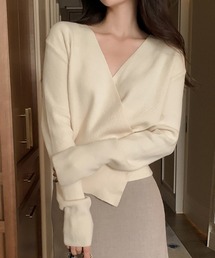YUGA_YGMC Cache-coeur knit top