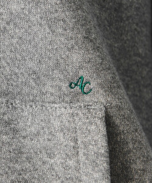 AMERICANA（アメリカーナ）の「【別注】＜Americana＞スウェットジップパーカー（パーカー・レディース・ブラック/グレー系・FREE）」の4枚目の写真