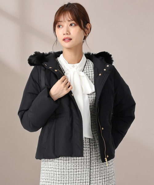 ぷりんさん♡M'S GRACY 異素材ミックスダウンジャケット 異素材ミックスダウンジャケット | msgracy