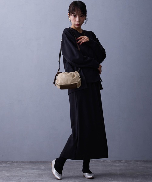 NICOLE white(ニコルホワイト)の「2WAYバッグ(ショルダーバッグ・レディース・チャコール/ベージュ/ミント・FREE)」の5枚目の写真