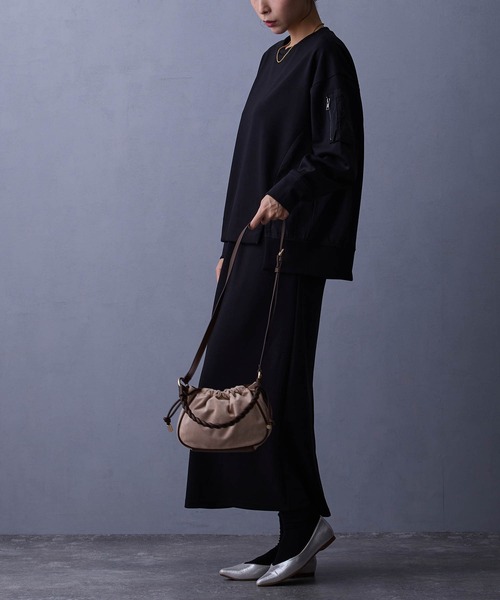 NICOLE white(ニコルホワイト)の「2WAYバッグ(ショルダーバッグ・レディース・チャコール/ベージュ/ミント・FREE)」の8枚目の写真