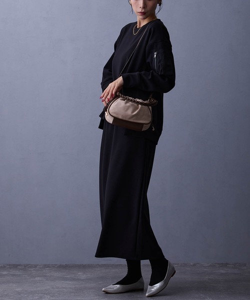 NICOLE white(ニコルホワイト)の「2WAYバッグ(ショルダーバッグ・レディース・チャコール/ベージュ/ミント・FREE)」の11枚目の写真