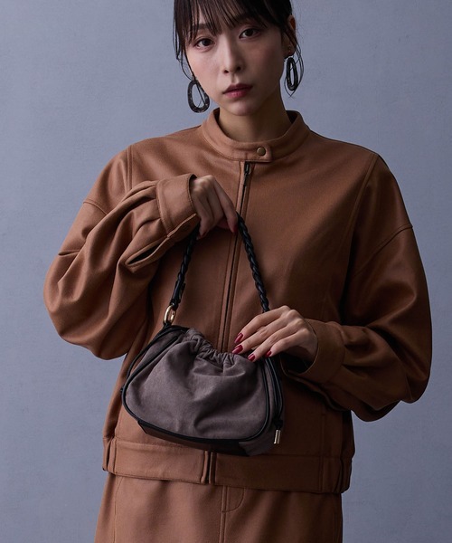 NICOLE white(ニコルホワイト)の「2WAYバッグ(ショルダーバッグ・レディース・チャコール/ベージュ/ミント・FREE)」の14枚目の写真