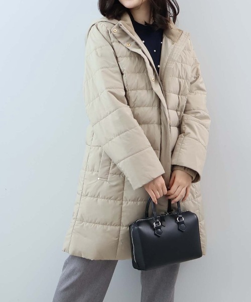 L～6L 大きいサイズ】ハイブリッドダウンコート（ダウンジャケット