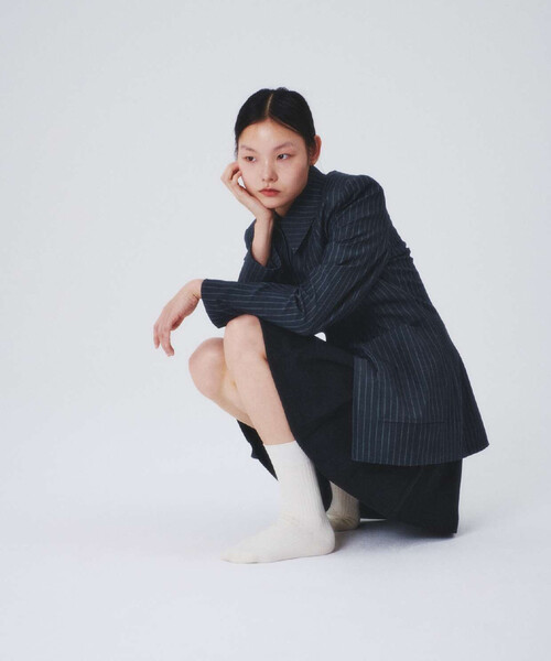 FREAK'S STORE(フリークスストア)の「I HATE MONDAY/アイヘイトマンデイ New Essential Socks/ニューエッセンシャルソックス(ソックス/靴下・レディース・レッド/グレー/オフホワイト・ONE SIZE)」の10枚目の写真