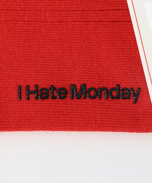 FREAK'S STORE(フリークスストア)の「I HATE MONDAY/アイヘイトマンデイ New Essential Socks/ニューエッセンシャルソックス(ソックス/靴下・レディース・レッド/グレー/オフホワイト・ONE SIZE)」の19枚目の写真
