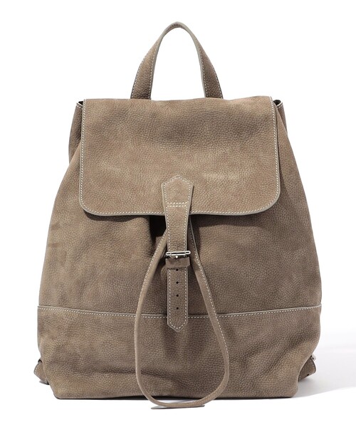 TOMORROWLAND (トゥモローランド)の「【別注】Charles et Charlus Marcel ヌバックレザー バックパック(バックパック/リュック・メンズ・グレイッシュベージュ・FREE)」の1枚目の写真