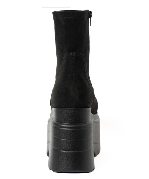 R&E（アールアンドイー）の「【R&E】ボリュームソールストレッチショートブーツ（ブーツ・レディース・アイボリー/ブラック/ブラック系その他/ベージュ系その他・S/M/L/LL）」の16枚目の写真